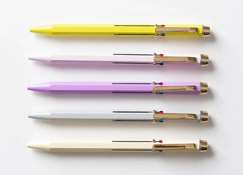 Basic Utility 4-Colour Ballpoint Pen - Violet