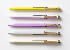 Basic Utility 4-Colour Ballpoint Pen - Dusky Pink