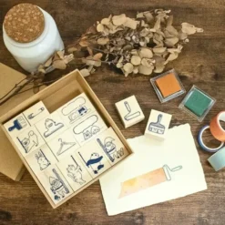 Beverly Masute No Aibo Wooden Stamp Series