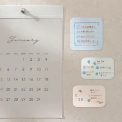 Beverly Marumi Grid Sticky Notes – Pale Colour Pads