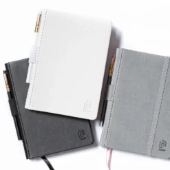 Blackwing Matte Slate A6 Notebook – Pocket Hard Cover with Short Matte Pencil