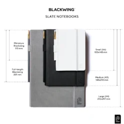 Blackwing Slate A5 Notebook + Pencil - Grey