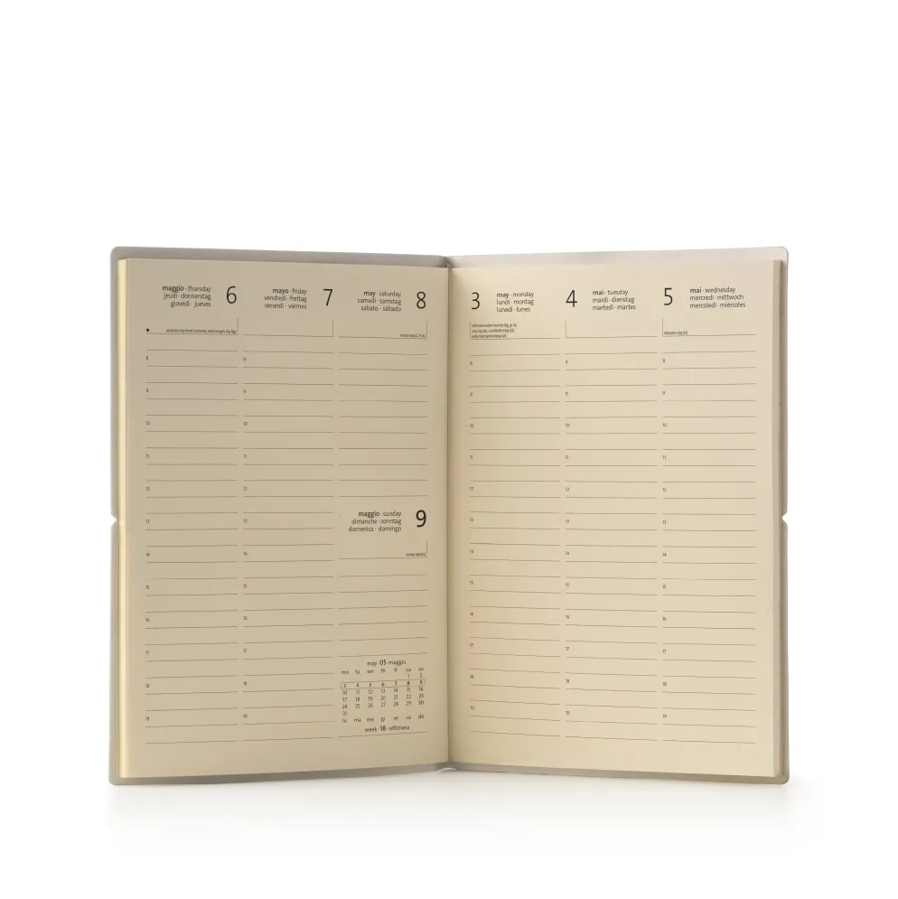 Ciak 2027 Canvas Vertical Weekly Planner A5 – 15x21cm