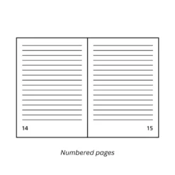 Ciak Numbered Pages Notebook A5 — BLACK Edition