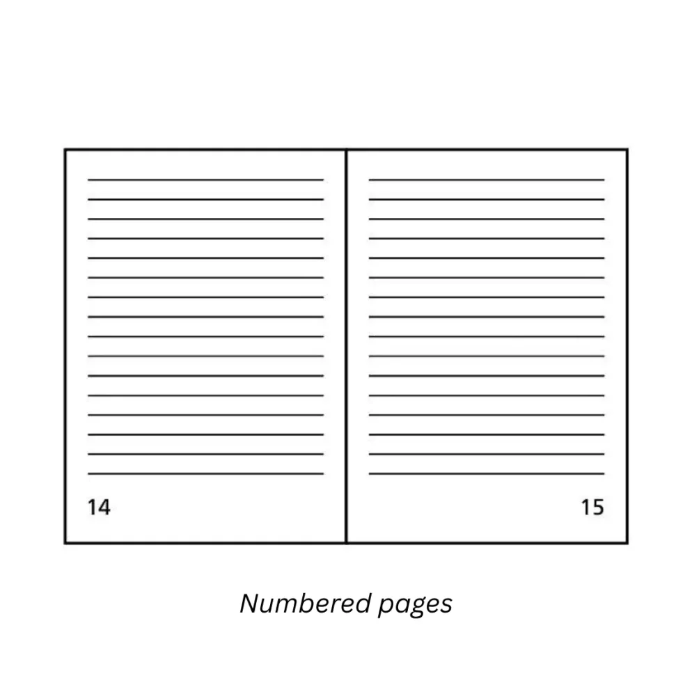 Ciak Numbered Pages Notebook A5 — BLACK Edition