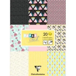 Clairefontaine Paper Touch- printed sheets- Geometric Fruit Design