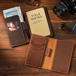Crazy Horse Leather Pocket Notebook Cover (Fits Field Notes)