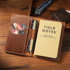 Crazy Horse Leather Pocket Notebook Cover (Fits Field Notes)