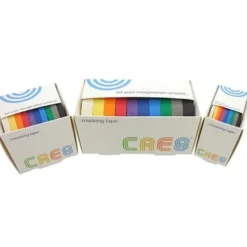 Cre8 Solid Coloured Masking Tape, Box of 10, 12mm