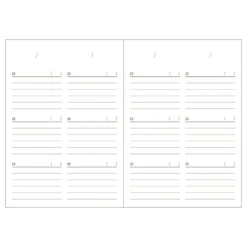 Daigo Easy Journal – B6 Free-Date Multi-Year Diary