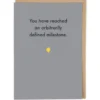 Deadpan Card "Arbitrarily Milestone Birthday "