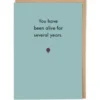 Deadpan Card "Several Years Birthday"