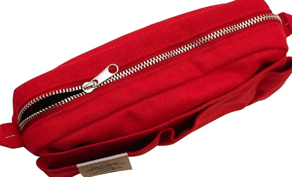 Delfonics Cotton Canvas Utility Pouch (S) — 10 Pockets
