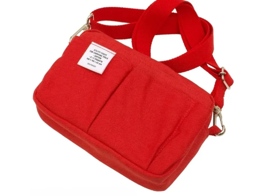 Delfonics Cotton Canvas Utility Pouch (S) — 10 Pockets