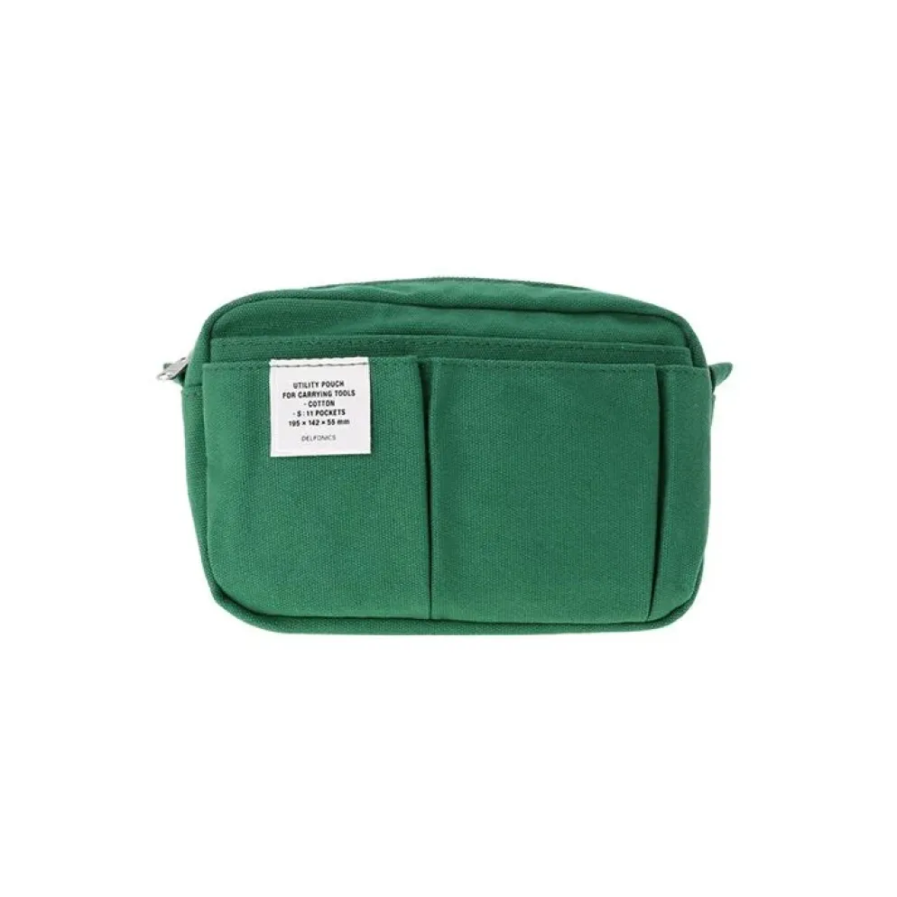 Delfonics Cotton Canvas Utility Pouch (S) — 10 Pockets
