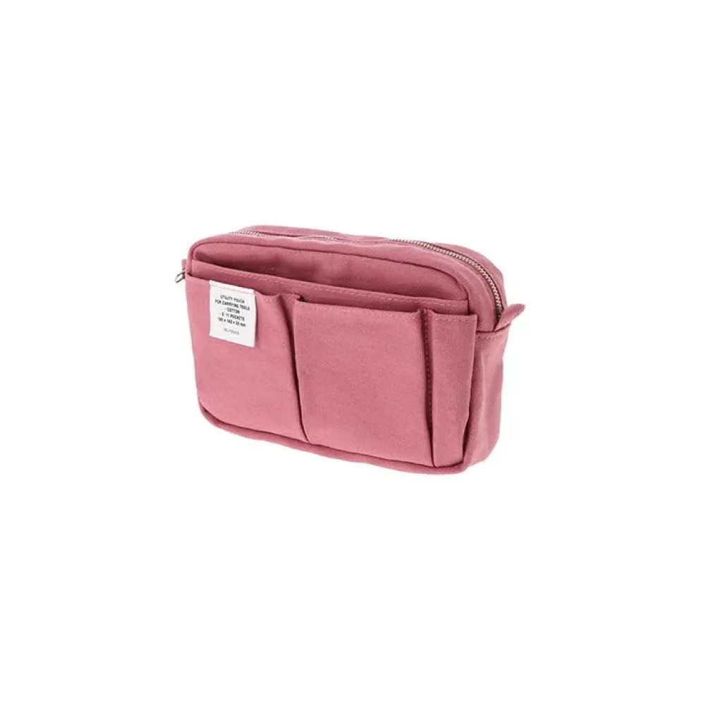 Delfonics Cotton Canvas Utility Pouch (S) — 10 Pockets