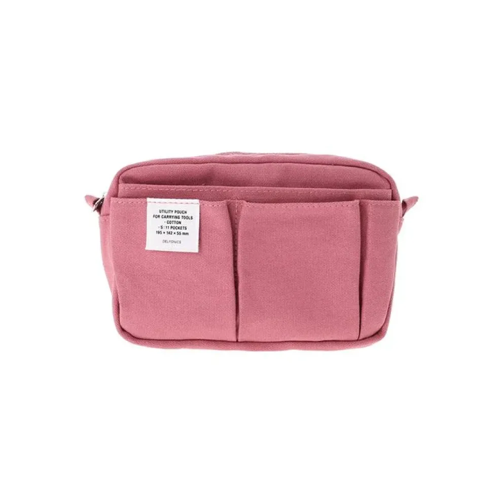Delfonics Cotton Canvas Utility Pouch (S) — 10 Pockets