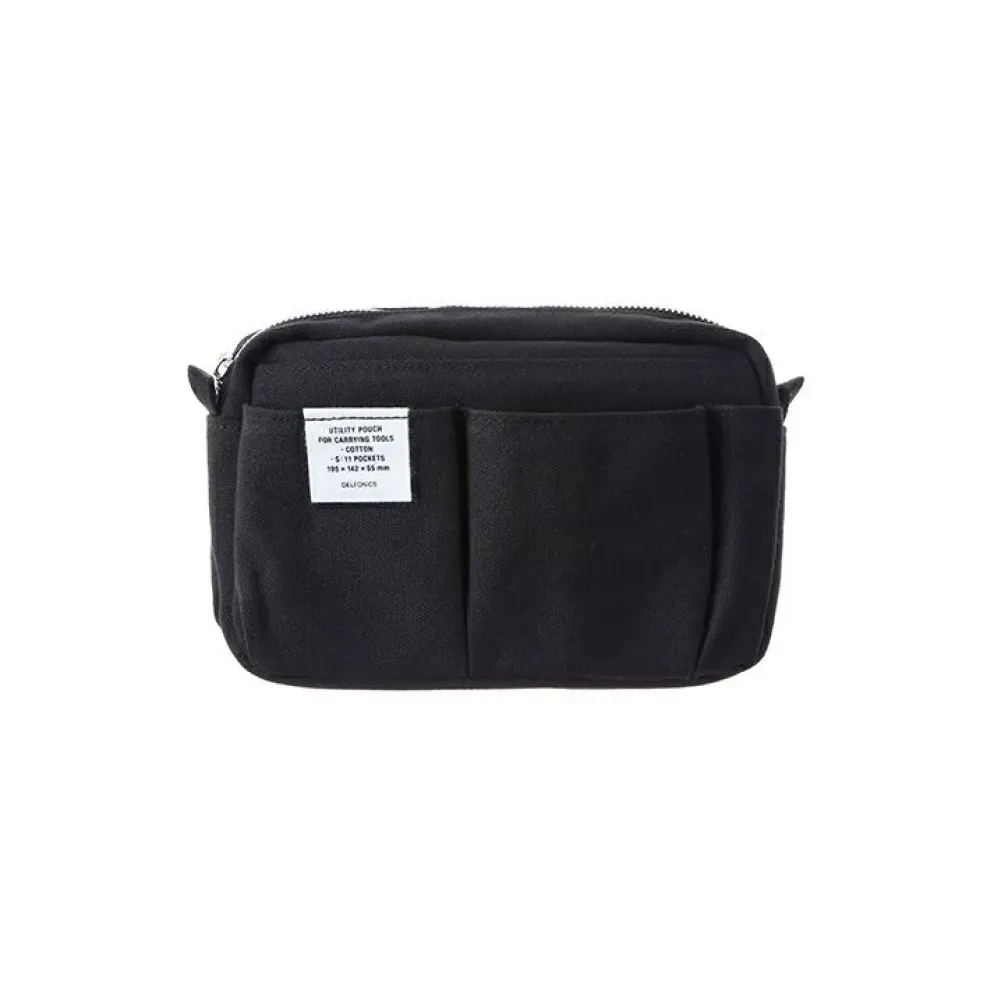 Delfonics Cotton Canvas Utility Pouch (S) — 10 Pockets