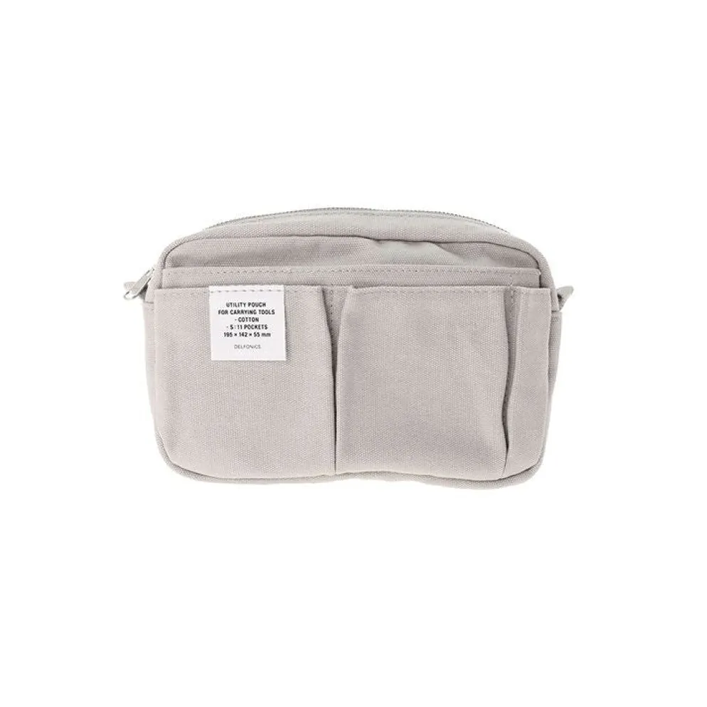 Delfonics Cotton Canvas Utility Pouch (S) — 10 Pockets