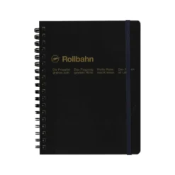Delfonics Rollbahn Spiral Notebook — 18cm x 14cm