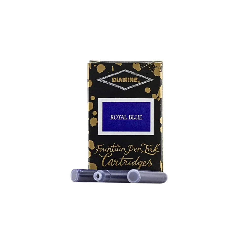 Diamine Fountain Pen Ink Cartridges - Pack of 18