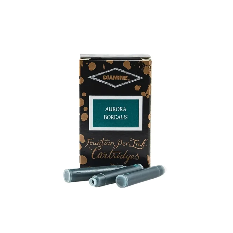 Diamine Fountain Pen Ink Cartridges - Pack of 18
