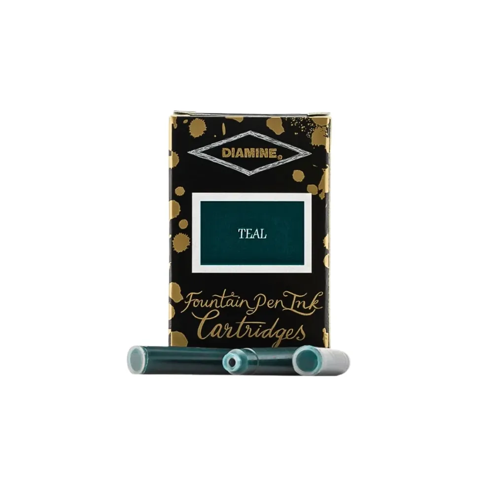 Diamine Fountain Pen Ink Cartridges - Pack of 18