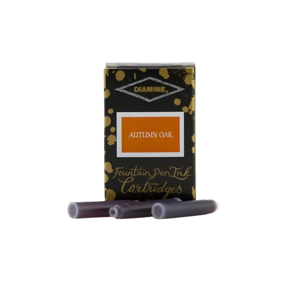 Diamine Fountain Pen Ink Cartridges - Pack of 18