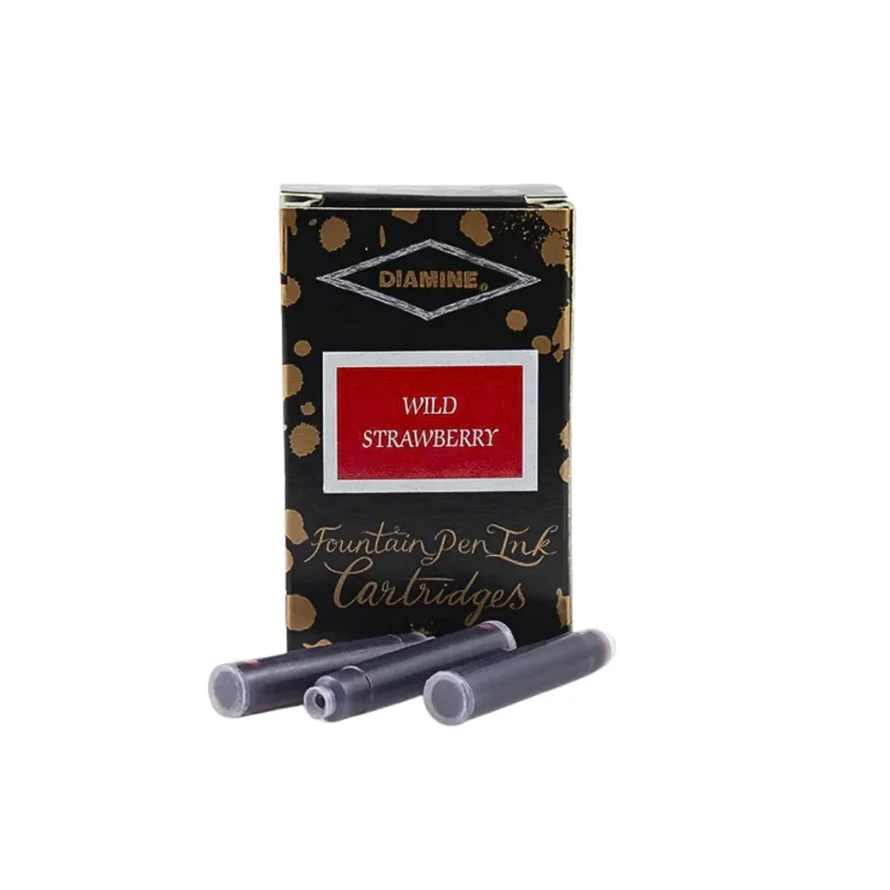Diamine Fountain Pen Ink Cartridges - Pack of 18