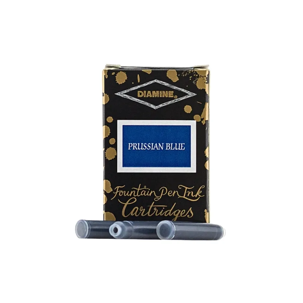 Diamine Fountain Pen Ink Cartridges - Pack of 18