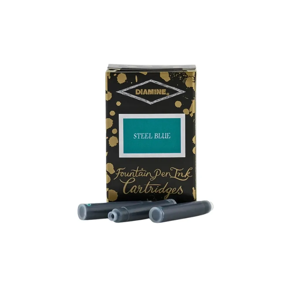 Diamine Fountain Pen Ink Cartridges - Pack of 18