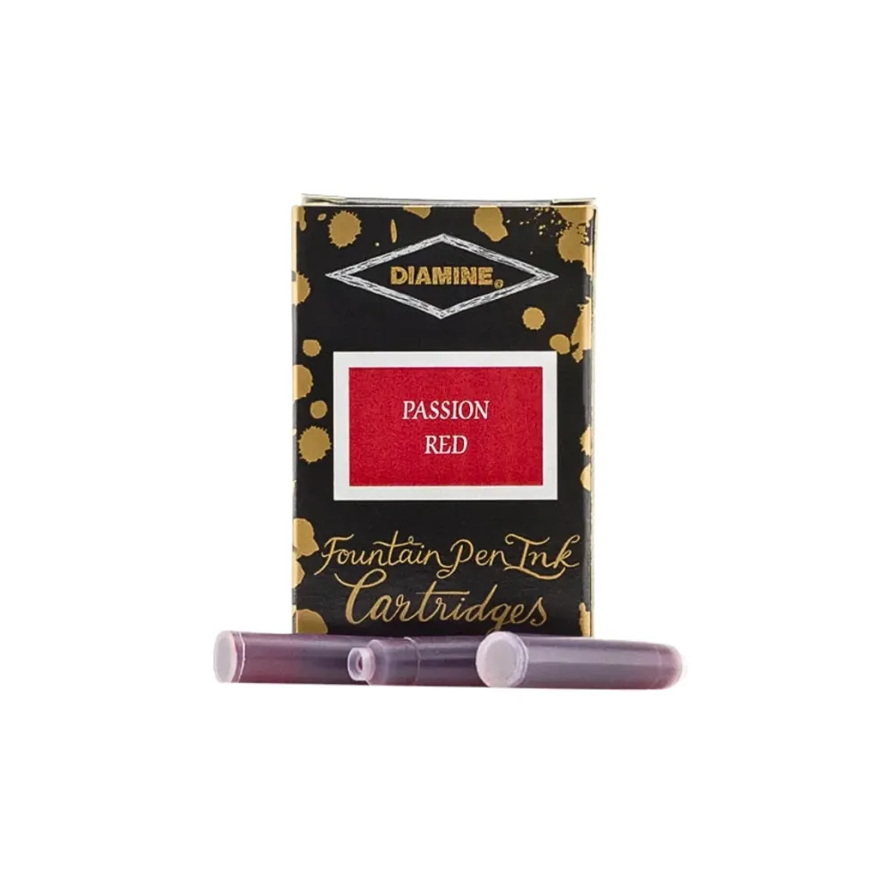 Diamine Fountain Pen Ink Cartridges - Pack of 18