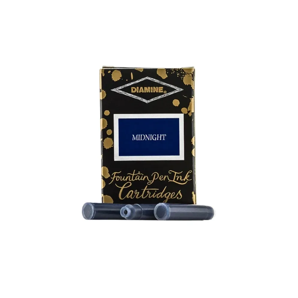 Diamine Fountain Pen Ink Cartridges - Pack of 18