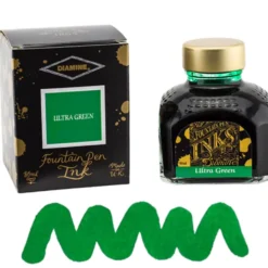Diamine Ink Bottle 80ml — Green Colours