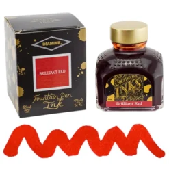 Diamine Ink Bottle 80ml — Red Colours