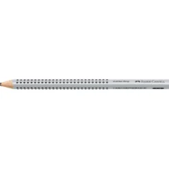 Faber-Castell Jumbo Grip Graphite Pencil – Silver, B Grade