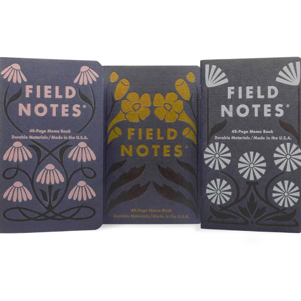 Field Notes "Fall Flowers" 3-Pack Limited Edition Notebooks