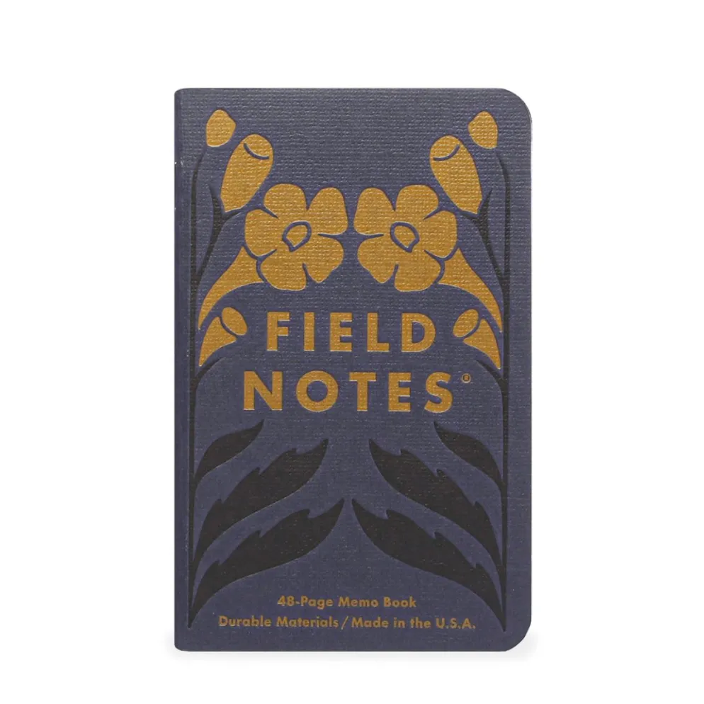 Field Notes "Fall Flowers" 3-Pack Limited Edition Notebooks