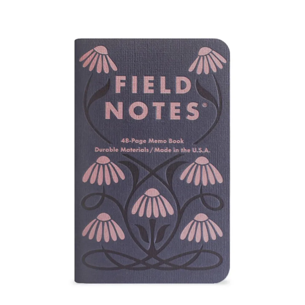 Field Notes "Fall Flowers" 3-Pack Limited Edition Notebooks