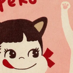 Fujiya Peko-chan Canvas Tote Bag [A4 Size]