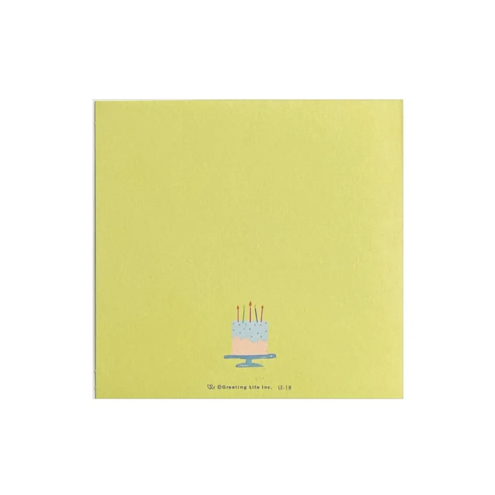 Greeting Life Birthday Alphabet Card – People