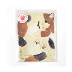 Greeting Life Birthday Birthday Gyukyu Neko Card