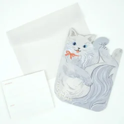 Greeting Life Birthday Birthday Gyukyu Neko Card