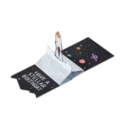 Greeting Life Birthday UMA Pop-up Mini Card – Rocket