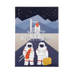 Greeting Life Birthday UMA Pop-up Mini Card – Rocket