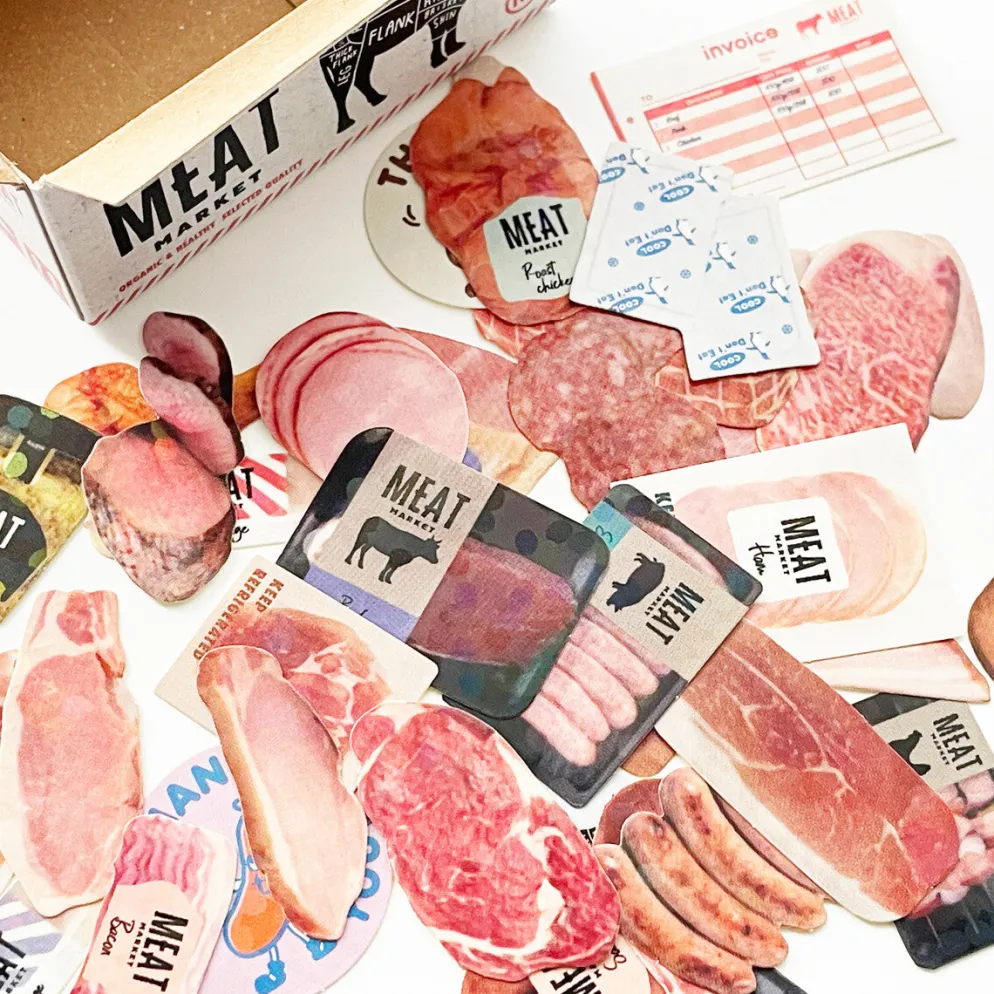 Haco Stickers Box of Seal Stickers — Meat