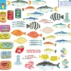 Haco Stickers Box of Seal Stickers — Fish