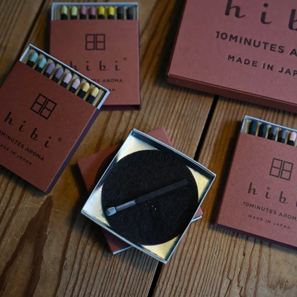 Hibi Incense Matches Gift Box – 12 Scent Assortment