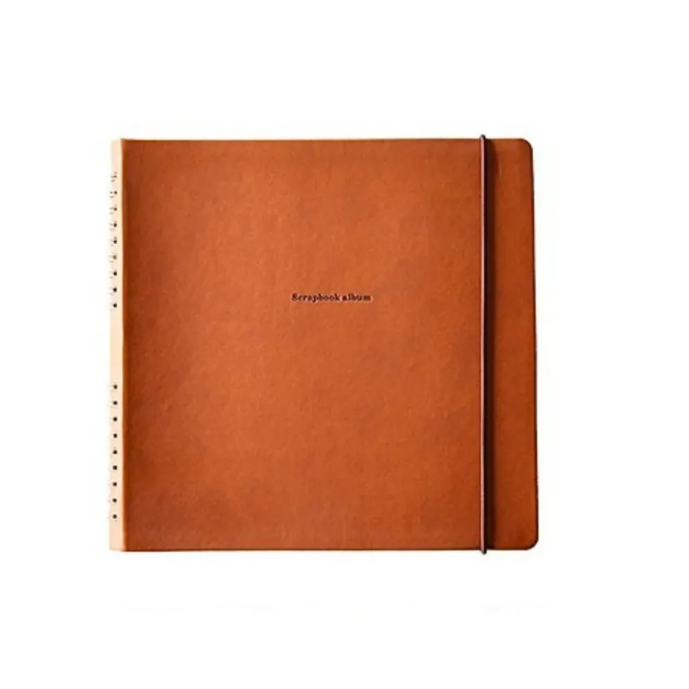 Hightide Penco Scrapbook Album – Khaki, Ring Bound Photo Album
