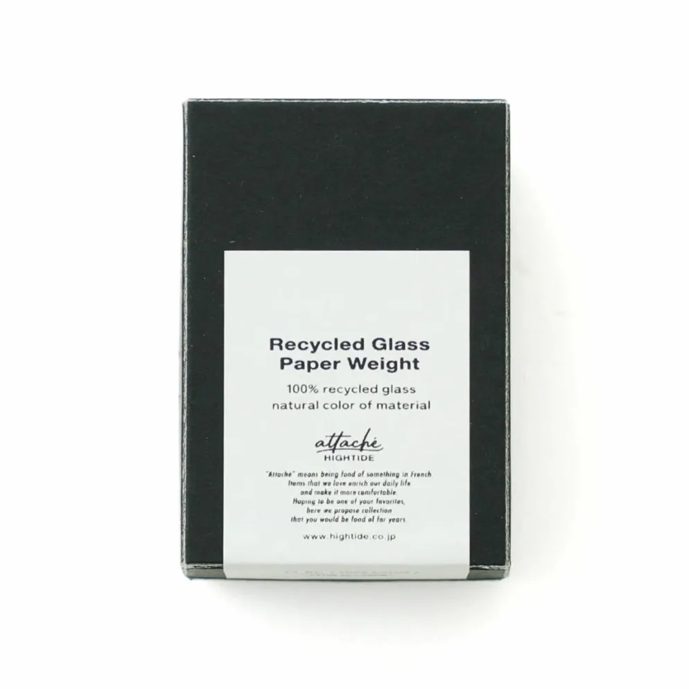 Hightide Attache Recycled Glass Paperweight